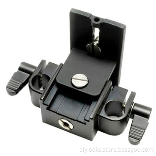 DEBO Follow Focus with 15mm Rail Rod Support and Quick Release Plate Base, for SLR Cameras